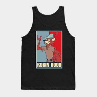 Merry Mens Mayhem Embrace the Humorous Escapades of Robin Merry Band on this Cartoon Tank Top